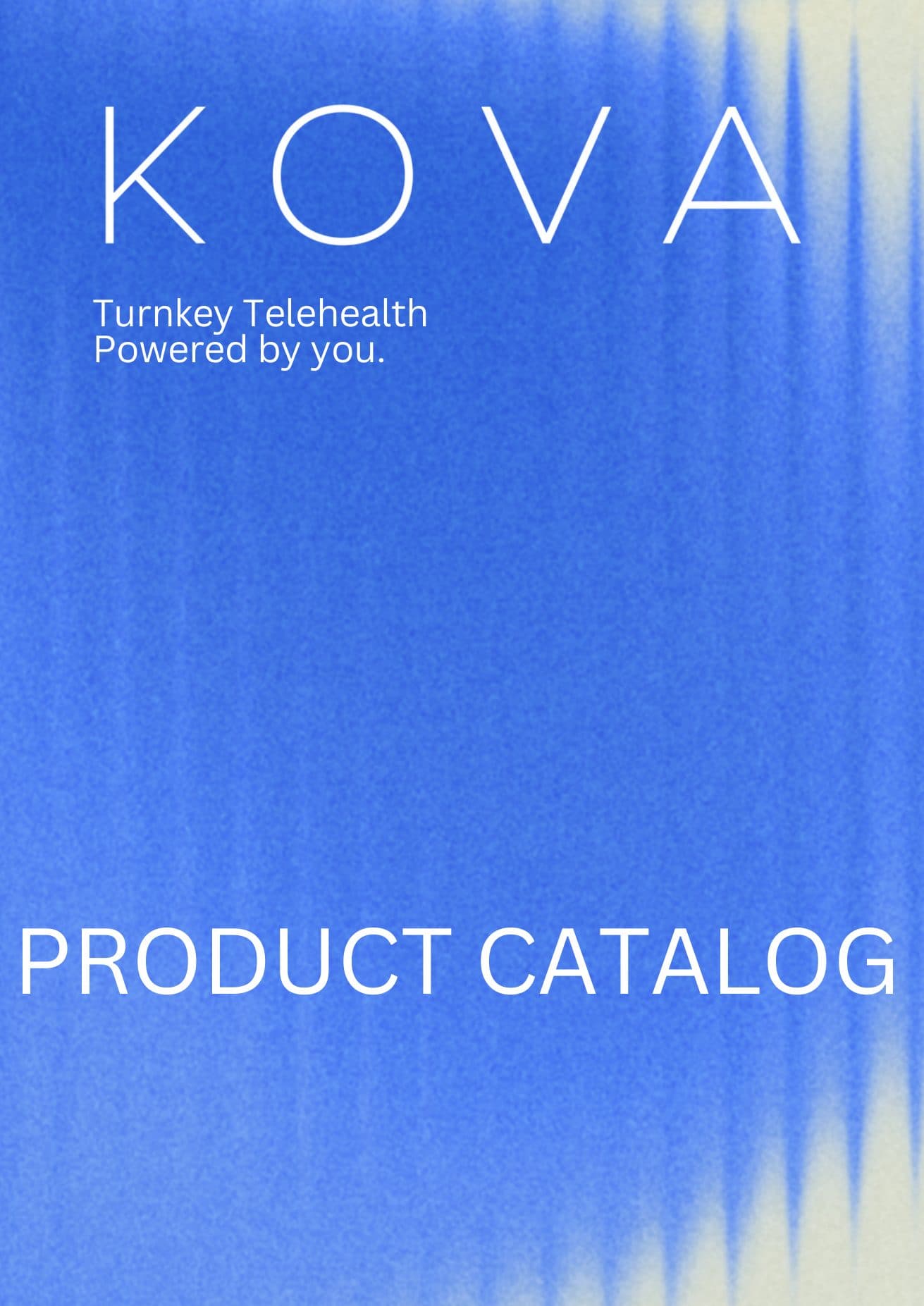 KOVA product catalog cover